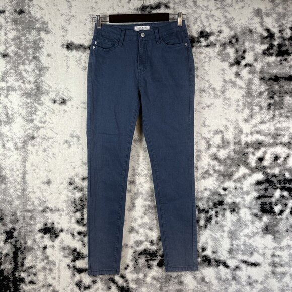 Judy Blue Skinny Fit Jeans Womens Size 27 Blue Cotton Poly Rayon Stretch Comfort - Picture 1 of 11